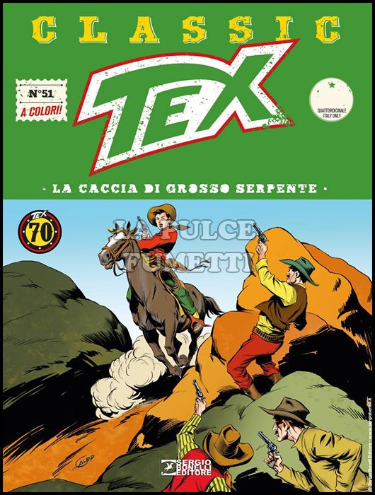 TEX CLASSIC #    51: LA CACCIA DI GROSSO SERPENTE